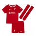 Billiga Liverpool Darwin Nunez #9 Barnkläder Hemma fotbollskläder till baby 2023-24 Kortärmad (+ Korta byxor)